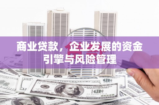 九台商业贷款，企业发展的资金引擎与风险管理