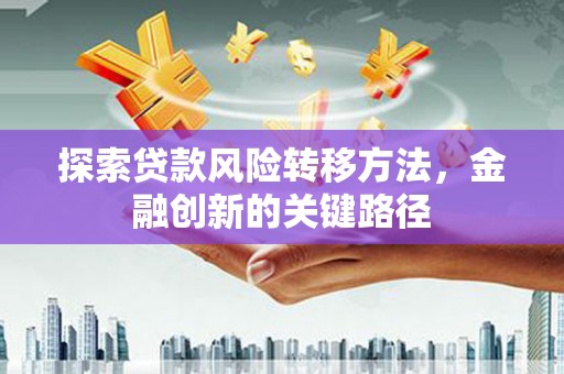 伊宁探索贷款风险转移方法，金融创新的关键路径