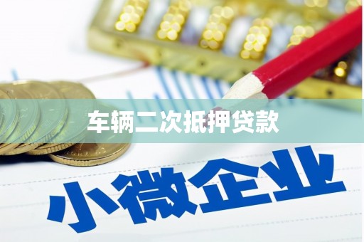 禄丰车辆二次抵押贷款