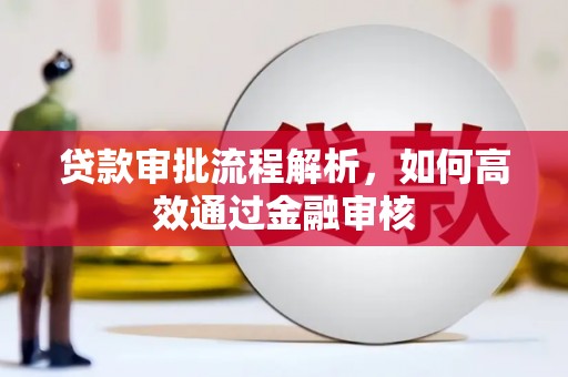 龙井贷款审批流程解析，如何高效通过金融审核