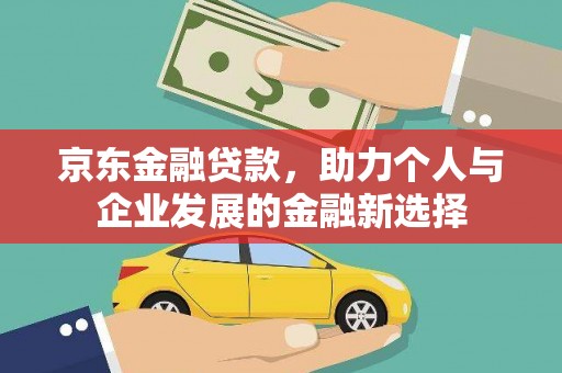 东乡京东金融贷款，助力个人与企业发展的金融新选择