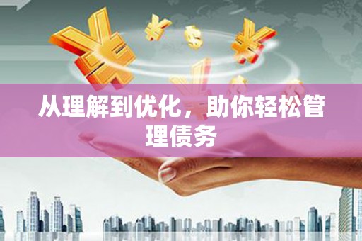 惠济从理解到优化，助你轻松管理债务
