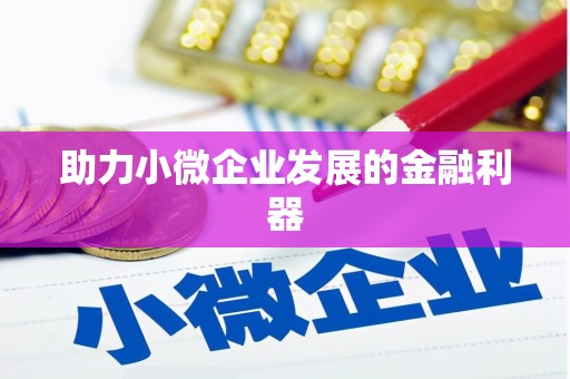 舟山新区助力小微企业发展的金融利器